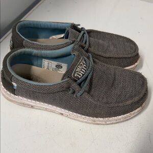 Hey Dude Kids Charcoal Moccasins